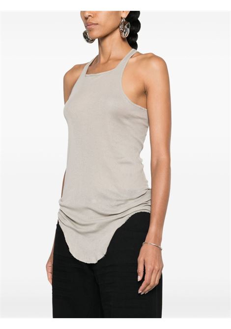 Ash grey seam-detail tank top Rick Owens - women RICK OWENS | RP02D3612ML08